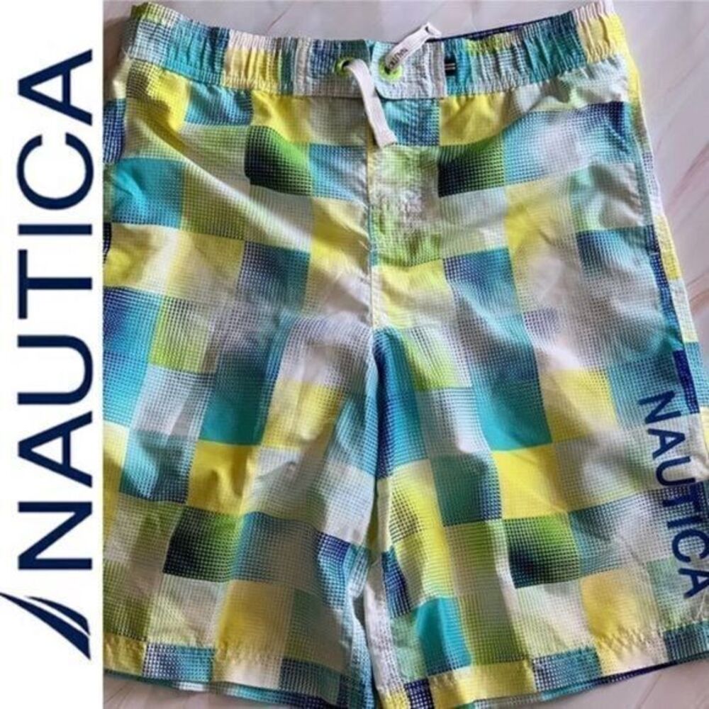 Nautica Men's Swimming Blue Shorts Size L